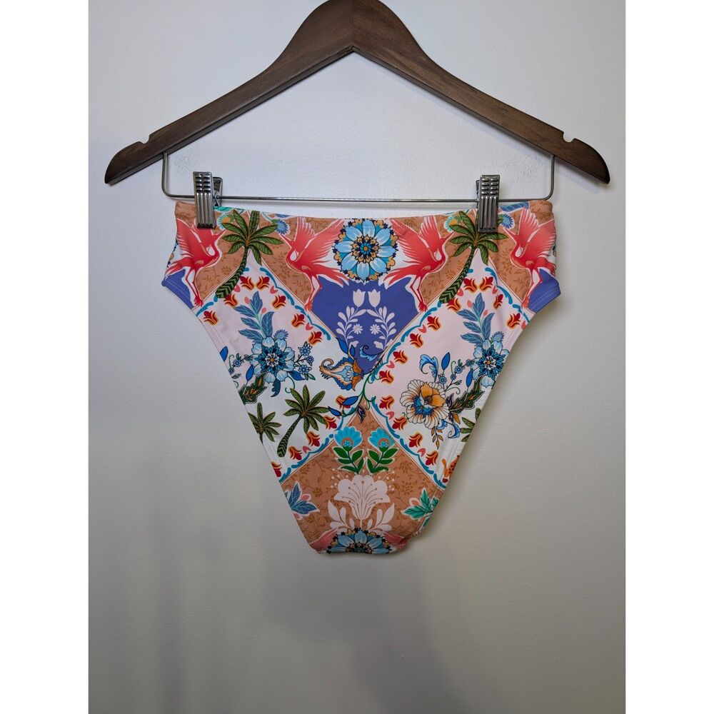 Cupshe Island Mosaic Ornate Bikini Set Size M Boho Beach Two Piece Swimsuit - Picture 6 of 9